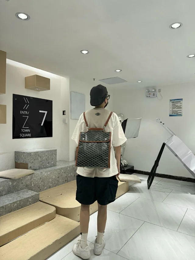 Unbranded Backpacks Top-Handle Flap Backpack with Geometric Pattern product detail image 23