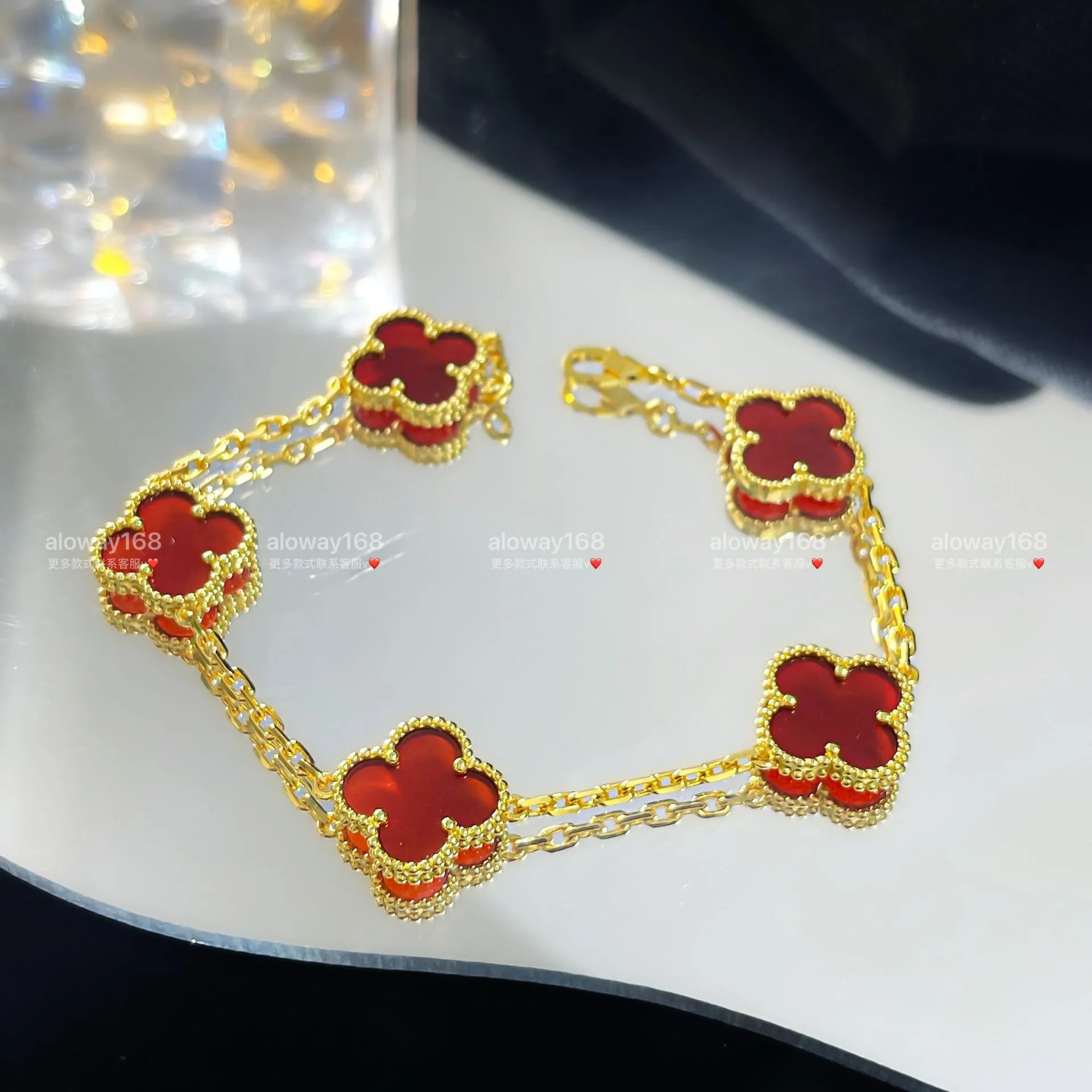 Gold Red Chalcedony (No Diamonds)