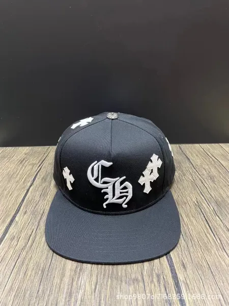 Chrome Hearts Cross Logo Snapback Cap Black - 1