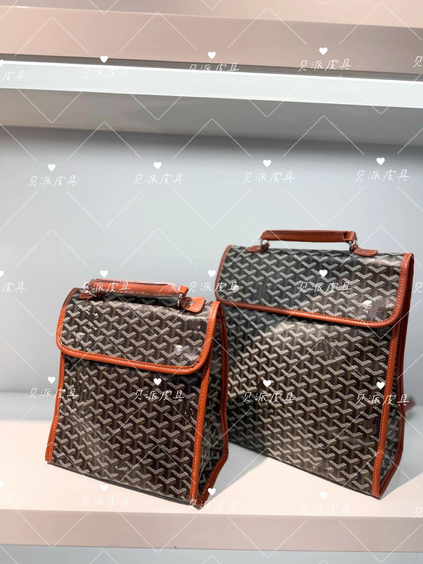 Goyard Saint Louis PM Gray Monogram Messenger Bag - 7