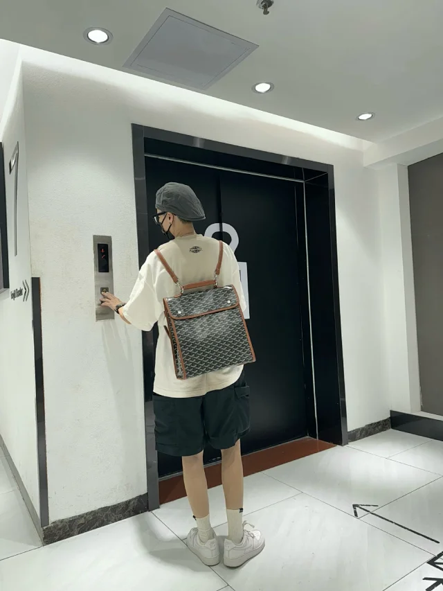 Unbranded Backpacks Top-Handle Flap Backpack with Geometric Pattern product detail image 22