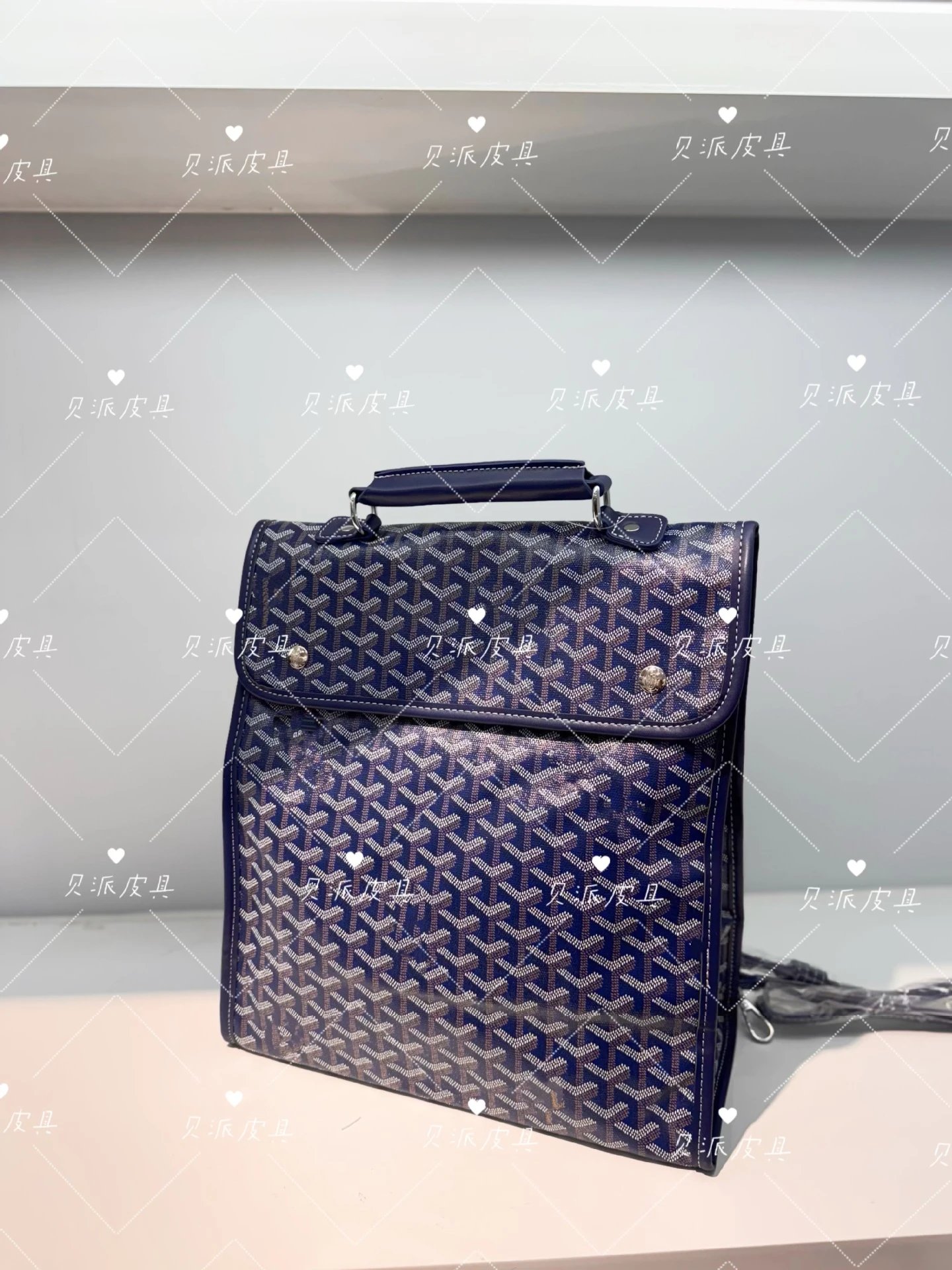 Goyard Saint Louis PM Gray Monogram Messenger Bag - 9