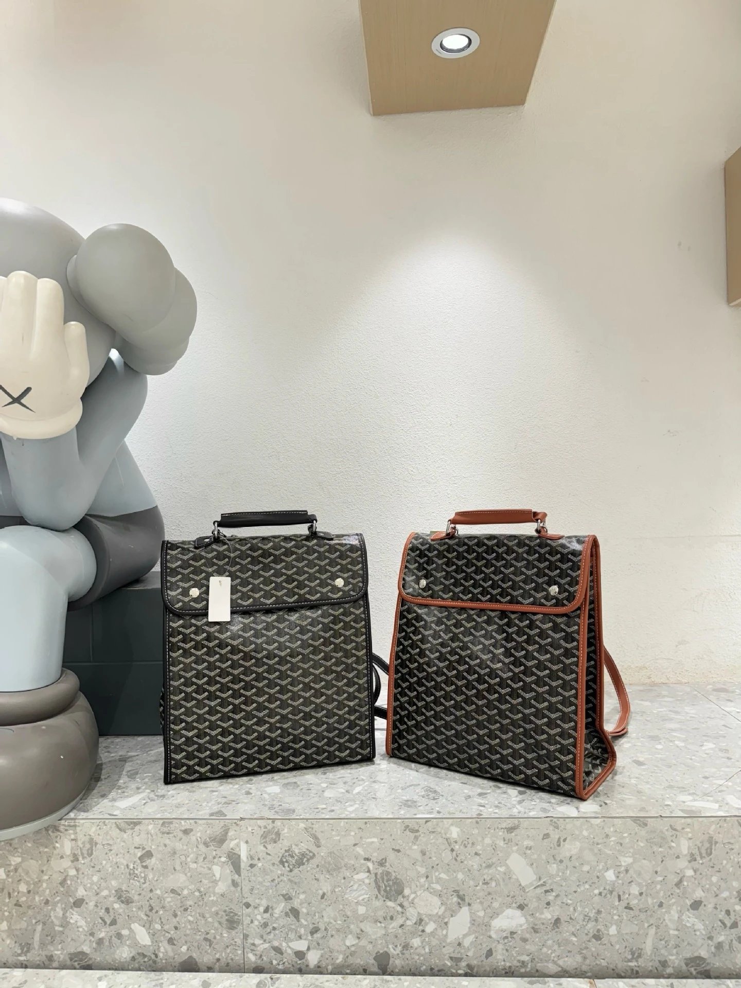Goyard Saint Louis PM Gray Monogram Messenger Bag - 18