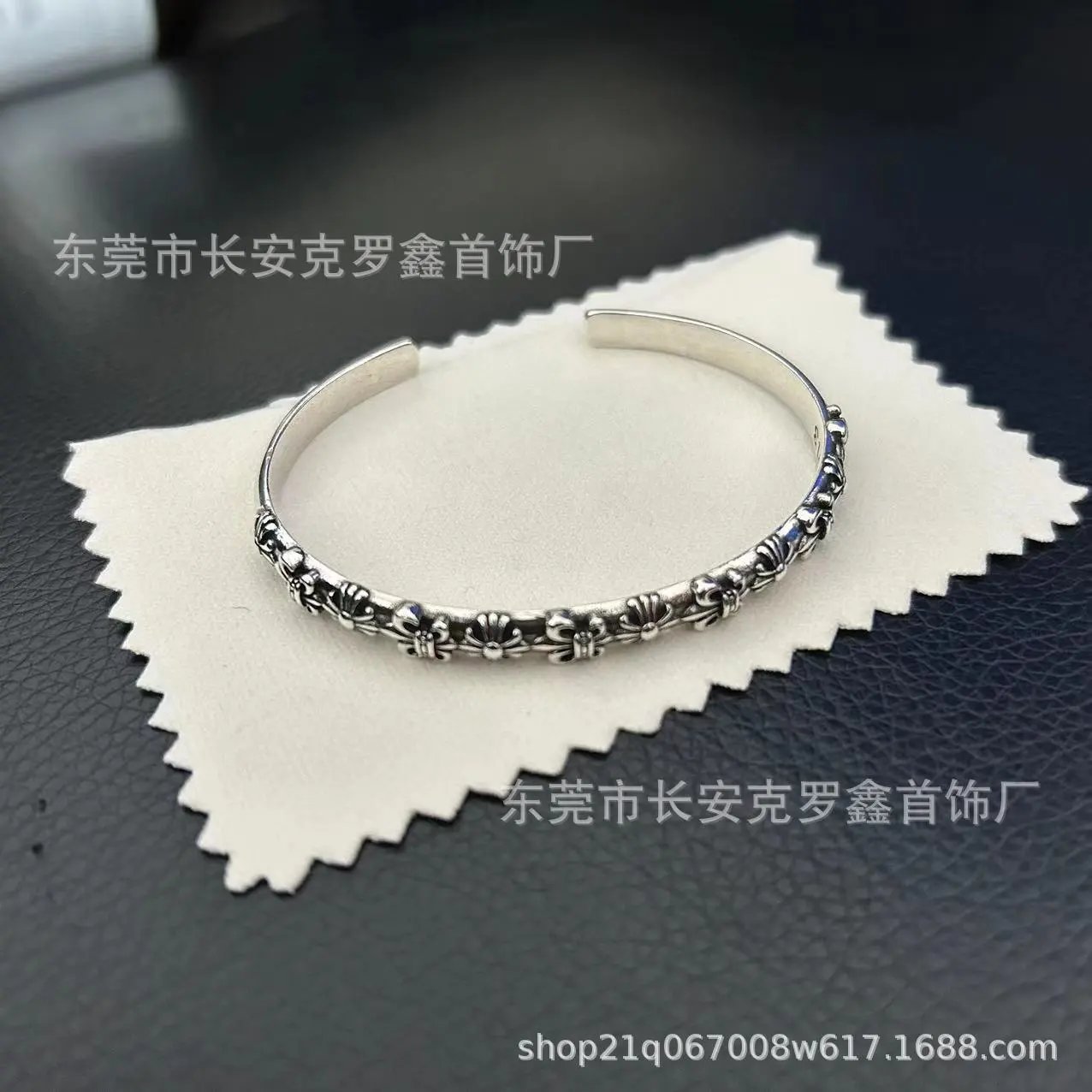 船锚十字架手镯