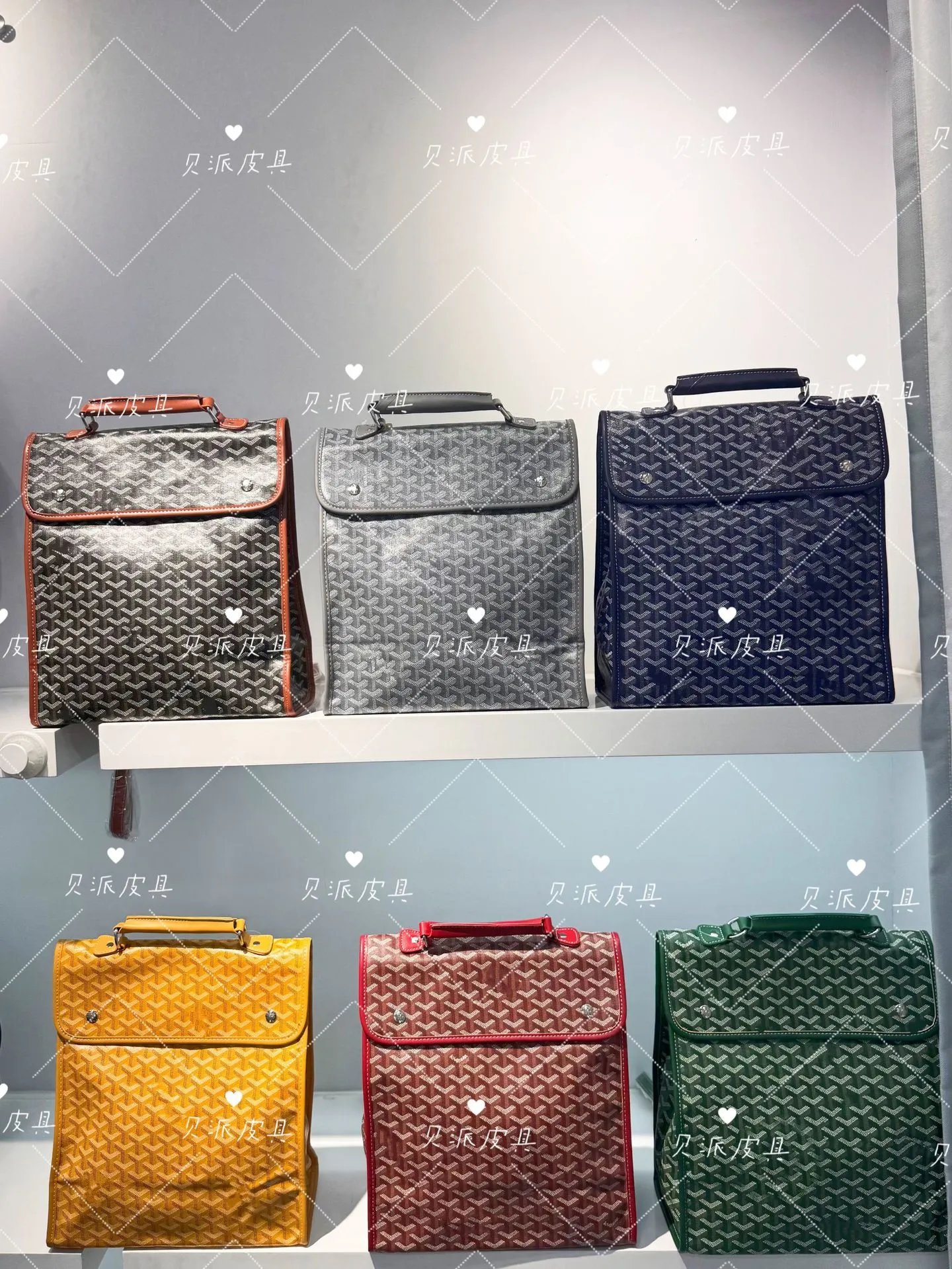 Goyard Saint Louis PM Gray Monogram Messenger Bag - 3