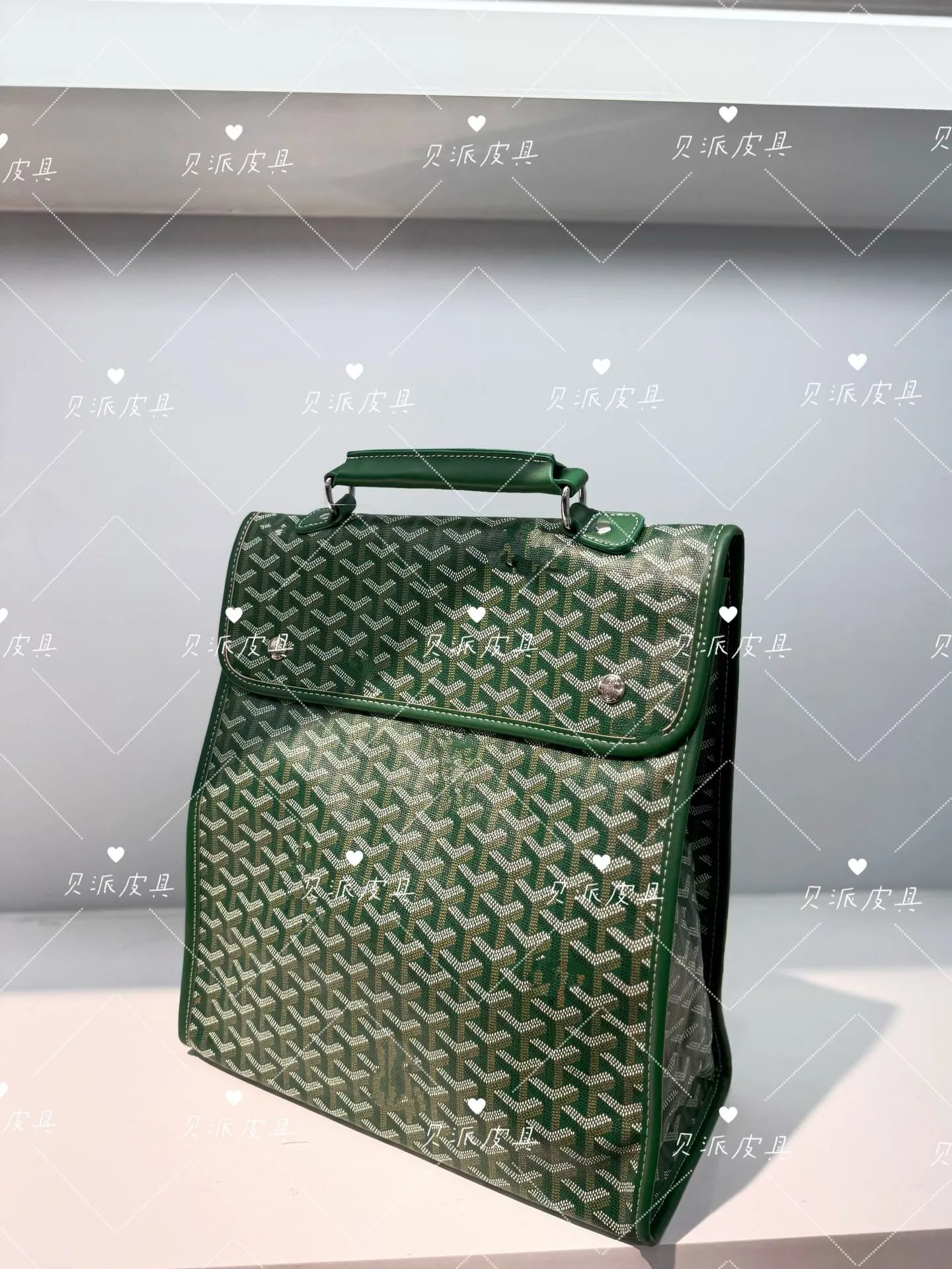 Goyard Saint Louis PM Gray Monogram Messenger Bag - 10