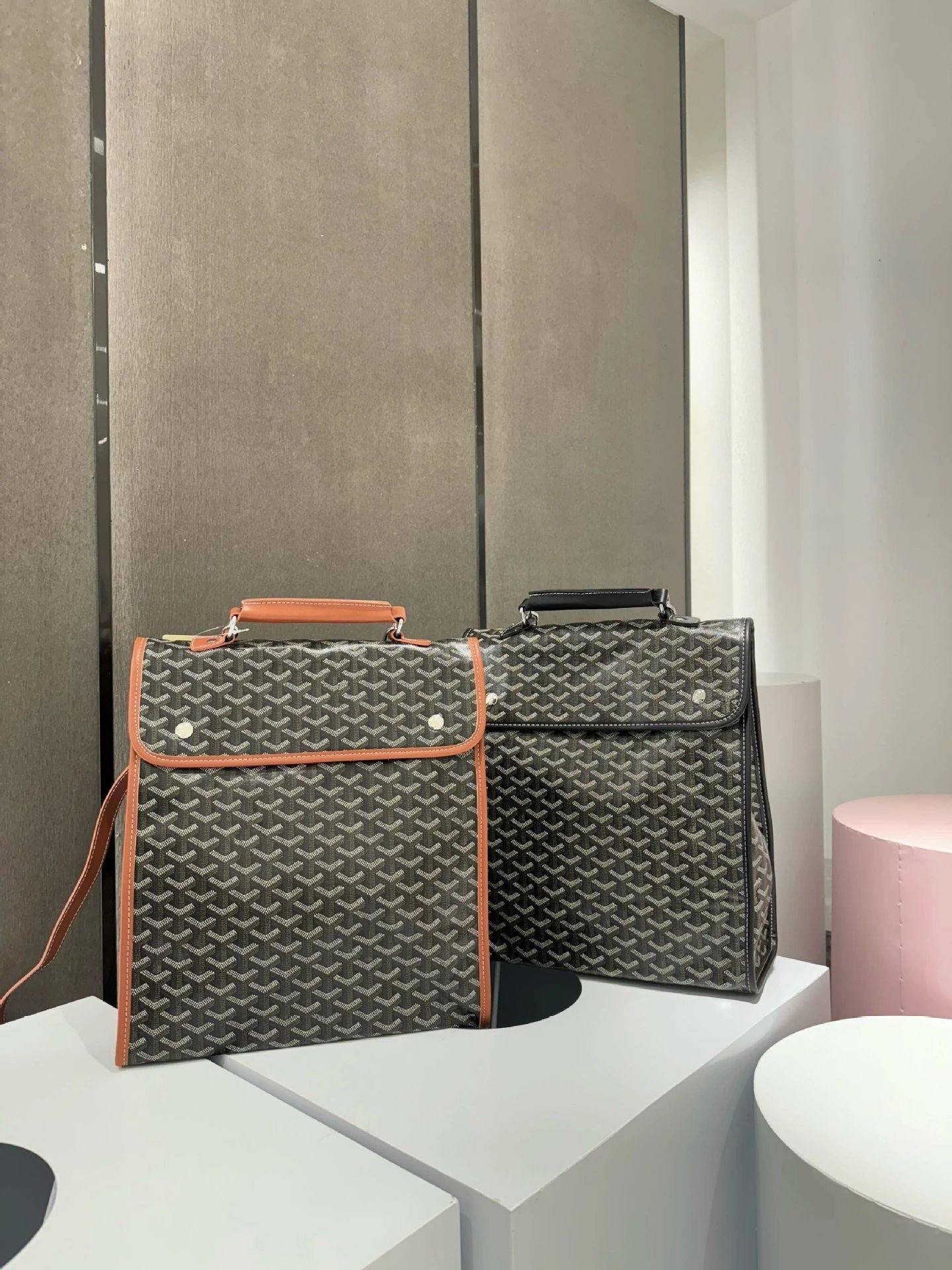 Goyard Saint Louis PM Gray Monogram Messenger Bag - 15