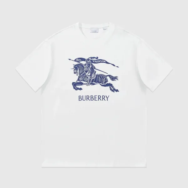 Burberry Knight Print T-Shirt White - 1