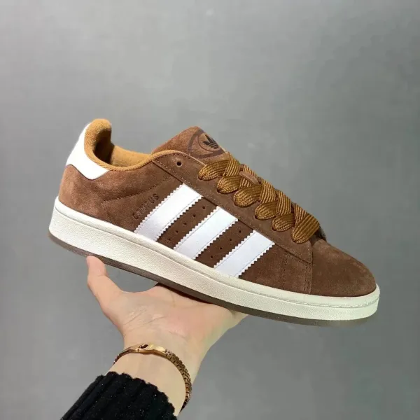 Adidas Originals Campus Brown Suede Sneakers - 1
