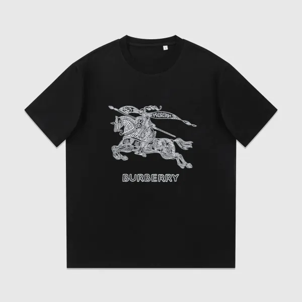 Burberry Knight Print T-Shirt White - 4