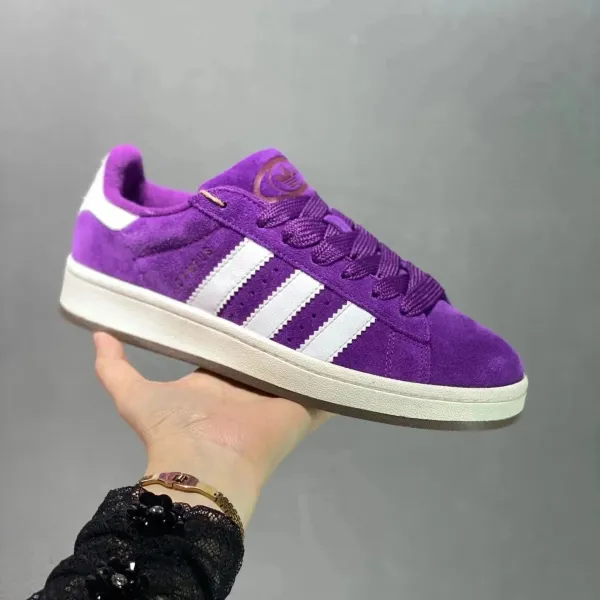 Adidas Originals Campus Purple Suede Sneakers - 1