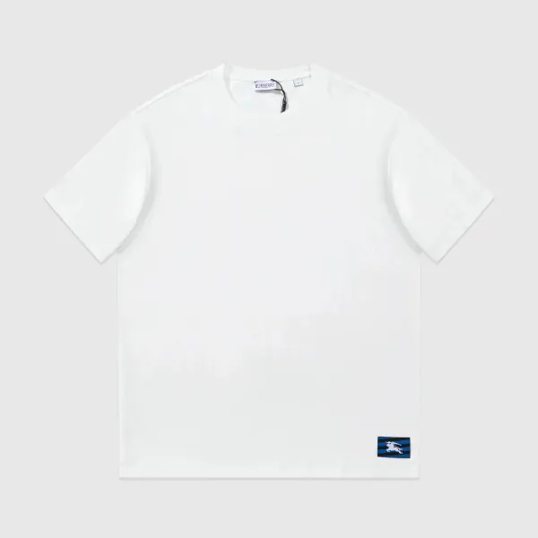 Burberry Logo Patch T-Shirt White - 1