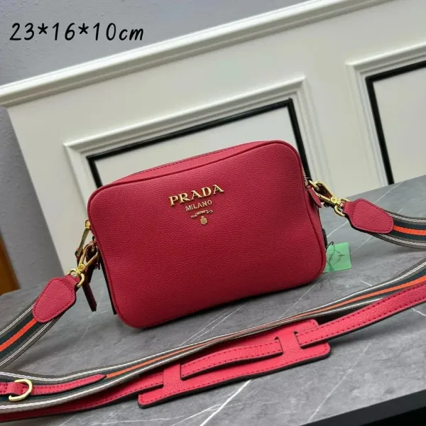 Prada Re-Edition 2005 Camera Bag Red Crossbody Bag - 1