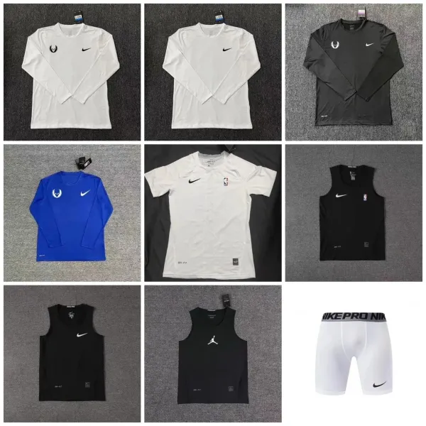 Nike Dri-FIT Base Layer Long Sleeve Blue Top - 5