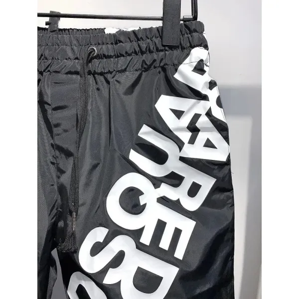 Off-White Diagonal Logo Print White Swim Shorts - 8