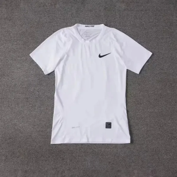 Nike Pro Dri-FIT White Performance T-Shirt - 1