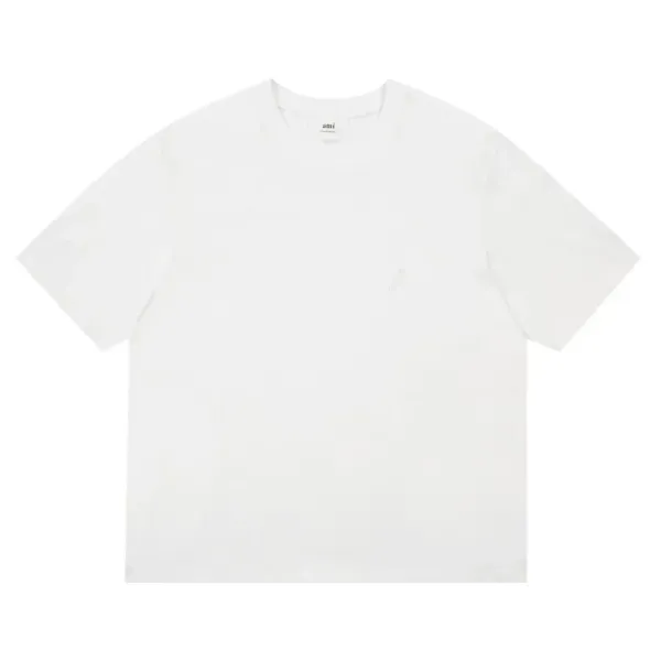 Ami Paris Dragon Embroidery Gray T-Shirt - 6