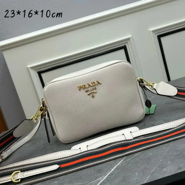 Prada Re-Edition 2005 Camera Bag White Crossbody Bag - 1