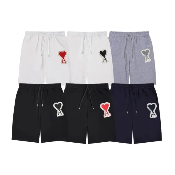 Ami Alexandre Mattiussi Smiley Patch Black Sweatshorts - 8