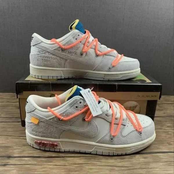 Nike x Off-White Dunk Low 'University Blue' Sneakers - 1
