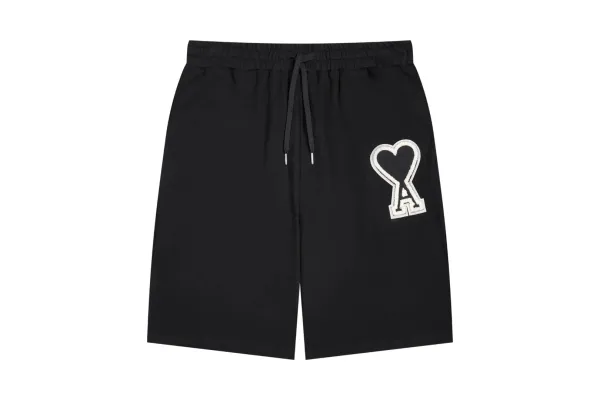Play Comme des Garçons Heart Logo Black Shorts - 1