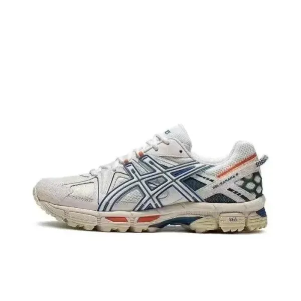 Asics Gel-Kayano 5 White Blue Orange Running Shoes - 1