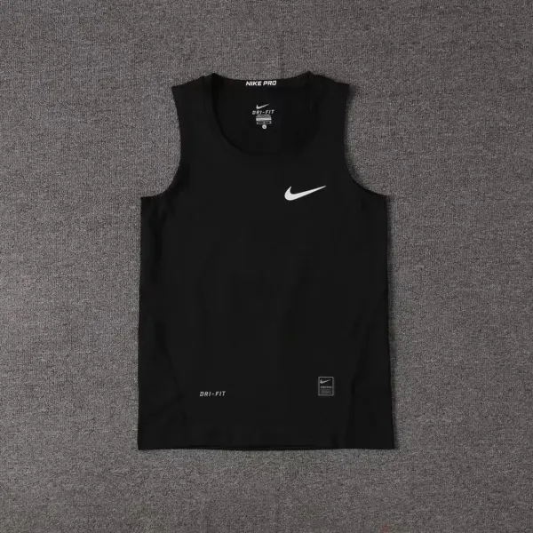 Nike Pro Dri-FIT Black Vest-Top - 1
