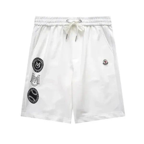 Moncler Logo-Print Swim Shorts Gray - 5