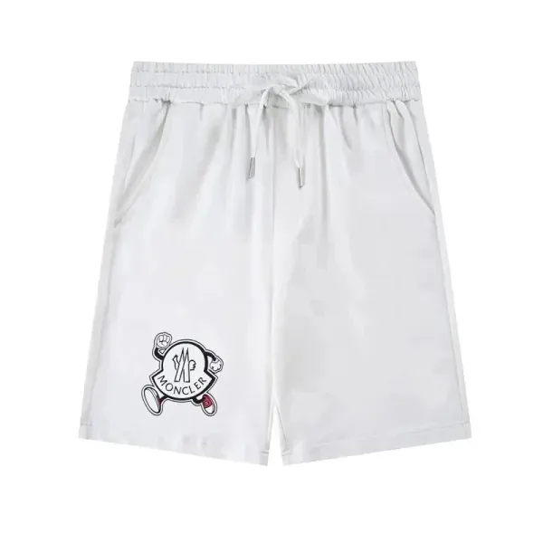 Moncler Logo-Print Swim Shorts Gray - 9