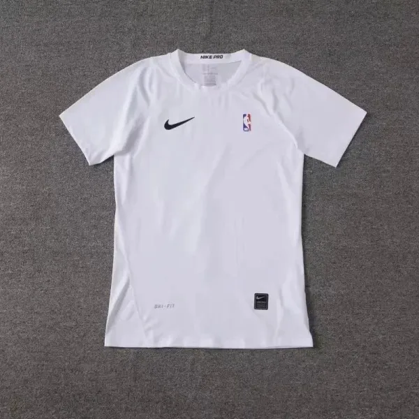 Nike Pro NBA Dri-FIT White Training T-Shirt - 1