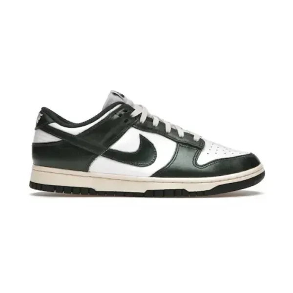 Nike Dunk Low Pine Green White Sneakers - 1