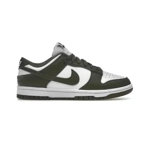 Nike Dunk Low Pine Green White Sneakers - 1