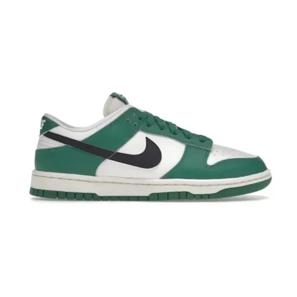 Nike Dunk Low Green White Sneakers - 1