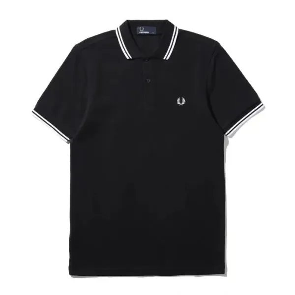 Fred Perry Twin Tipped Polo Black - 1