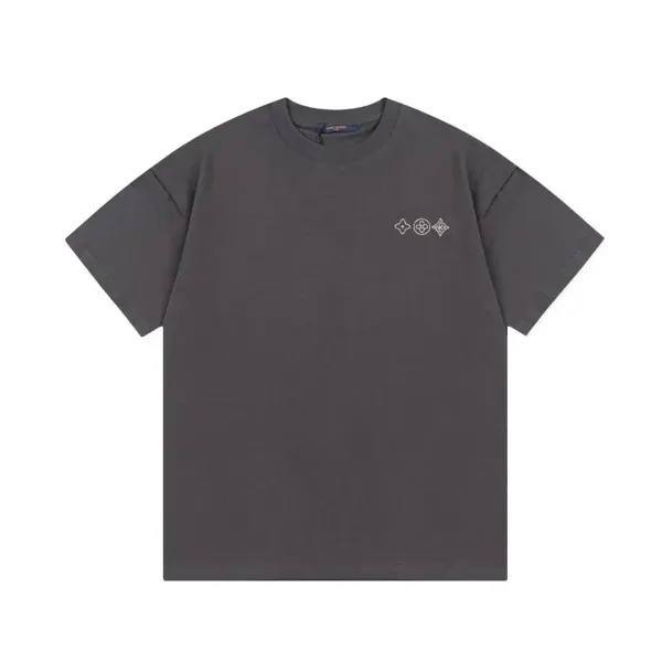Louis Vuitton Monogram Icons T-Shirt Charcoal Gray T-Shirt - 1