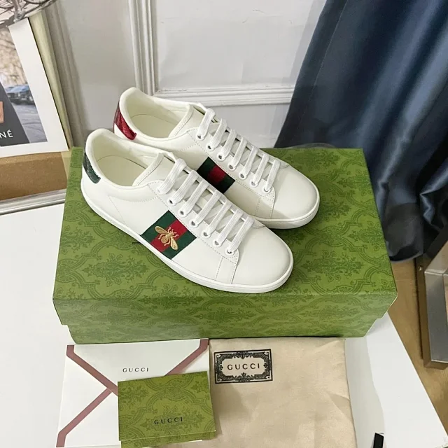 Gucci Sneakers Ace low-top Web stripe product detail image 11
