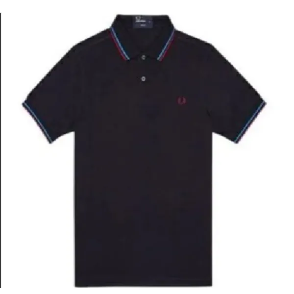Fred Perry Twin Tipped Polo Black - 1