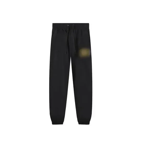 Design Black Drawstring Jogger Sweatpants - 1