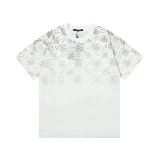 Louis Vuitton Marque L.Vuitton Déposé Print T-Shirt White - 1