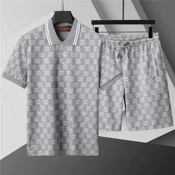 Gucci GG Monogram Print Swim Trunks Black Shorts - 13