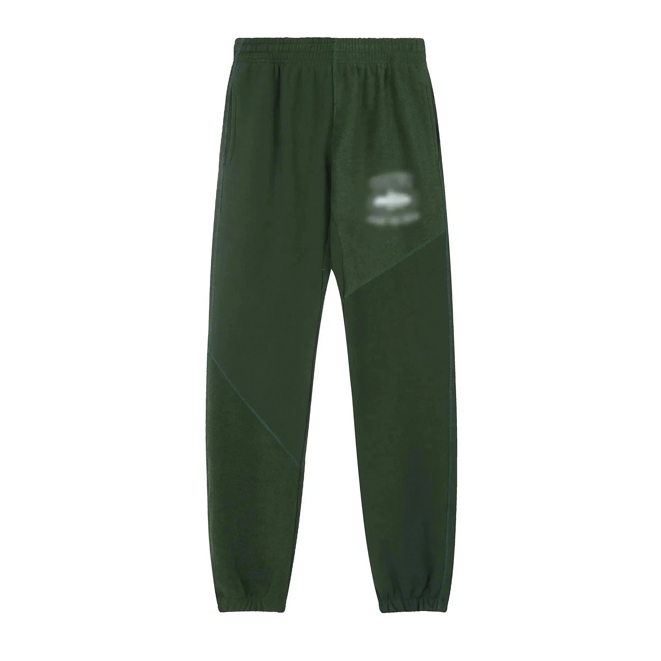 Off-White Diagonal Panel Sweatpants Army Green - 1