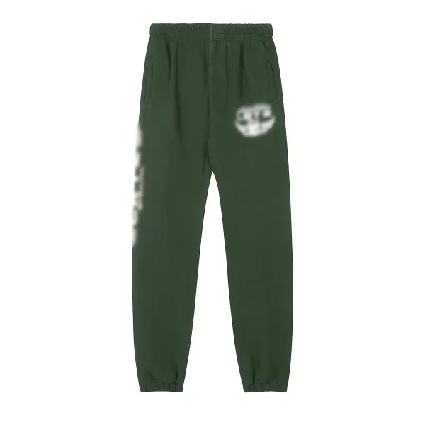 Off-White Distorted Logo Sweatpants Army Green - 1