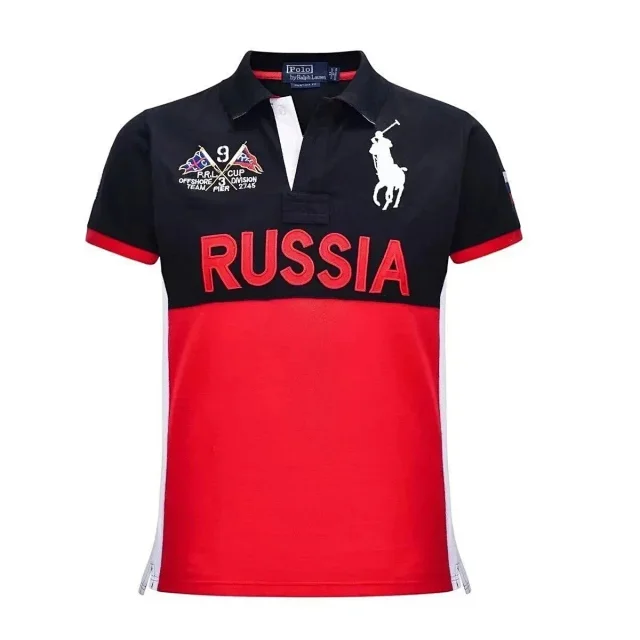 Polo Ralph Lauren Shirts City Embroidered Short-Sleeve Shirt with Number Graphic product detail image 14