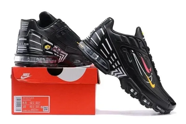 Nike Air Max Plus TN Black Multicolor Sneakers - 1
