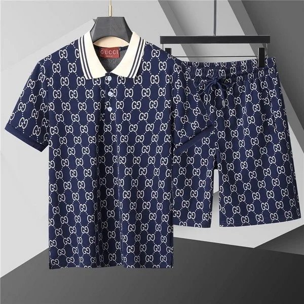 Gucci GG Monogram Print Swim Trunks Black Shorts - 12