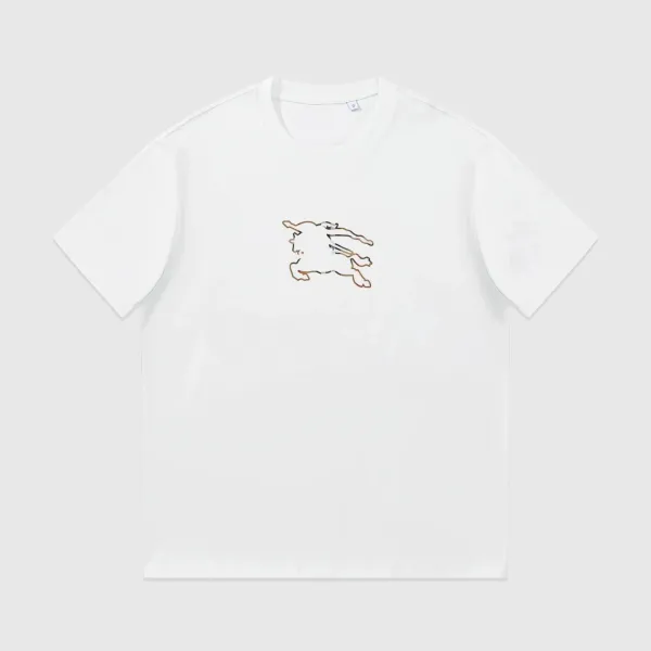 Burberry Knight Print T-Shirt White - 6