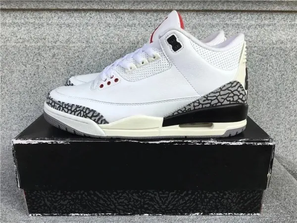 Air Jordan 3 White Cement Sneakers - 1