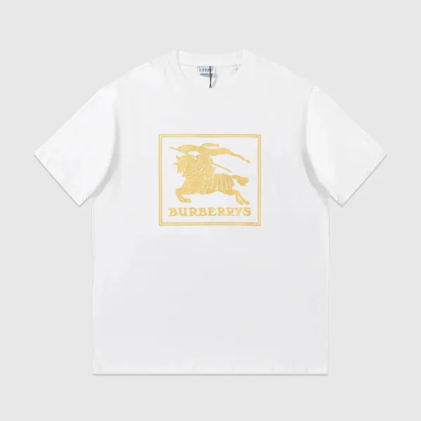 Burberry Equestrian Knight Graphic T-Shirt White - 1