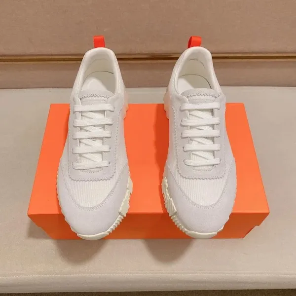 Hermès H08 White and Red Sneakers - 14