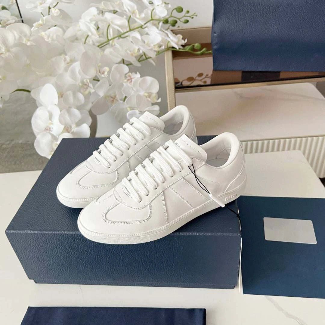 Retro Military Training Shoe Cow Leather Board Shoe photo 7